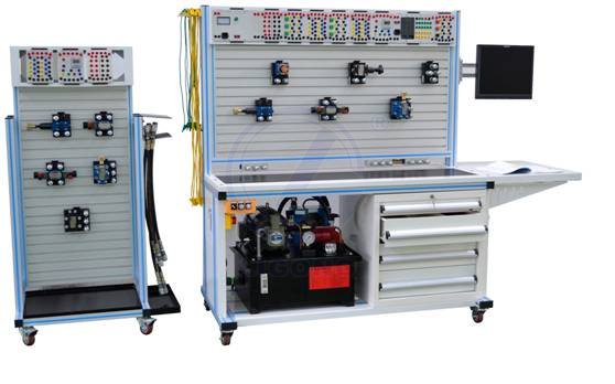 LG-JDYQ01A型 機(jī)電液氣PLC綜合實驗臺