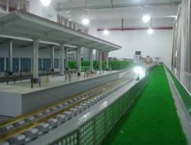 城市軌道沙盤車輛段(車庫)